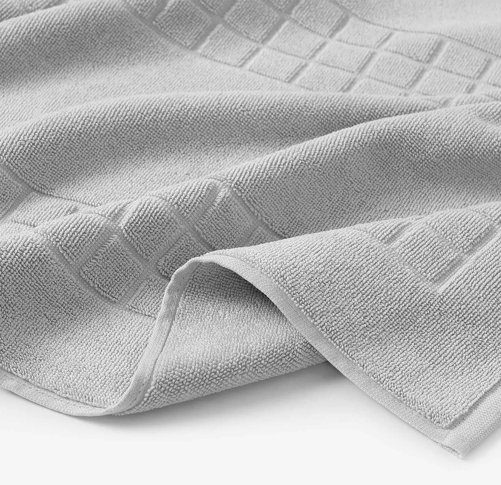 Goldea frottír fürdőszobai szőnyeg mozaika – szürke 50 x 70 cm