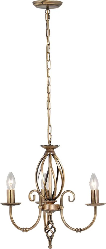 Elstead Lighting ARTISAN ART3-AGD-BRASS Csillár 3x60W/E14