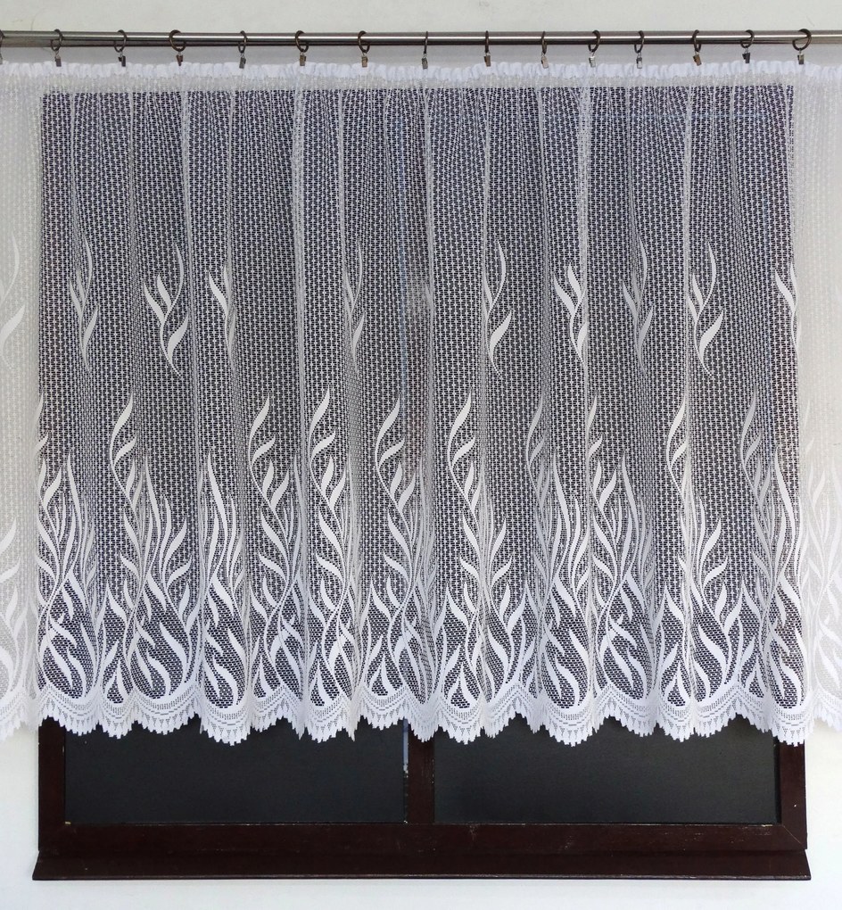 Mg Függöny 38/100 Fehér 300x150 kész szalaggal