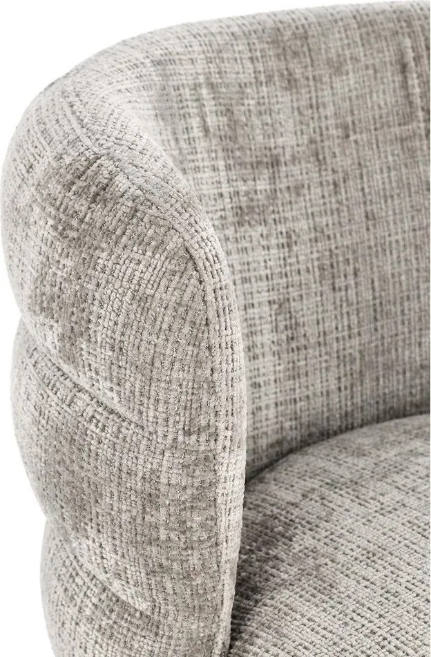 Szürke kárpitozott étkezőszék Ilma – Bizzotto