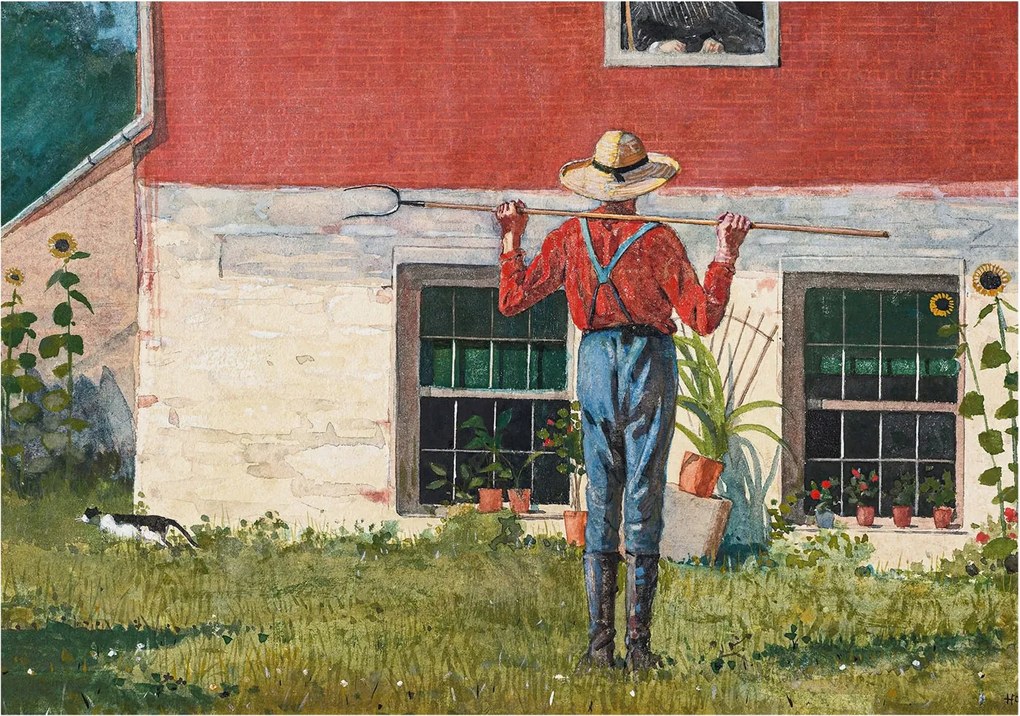 Dekoratív fotótapéta falra Könnyű összeszerelés Vidéki jelenet 208x146 Ragasztó