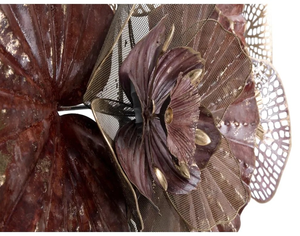 Flowery fali fémdekoráció, 118 x 58 cm - Mauro Ferretti