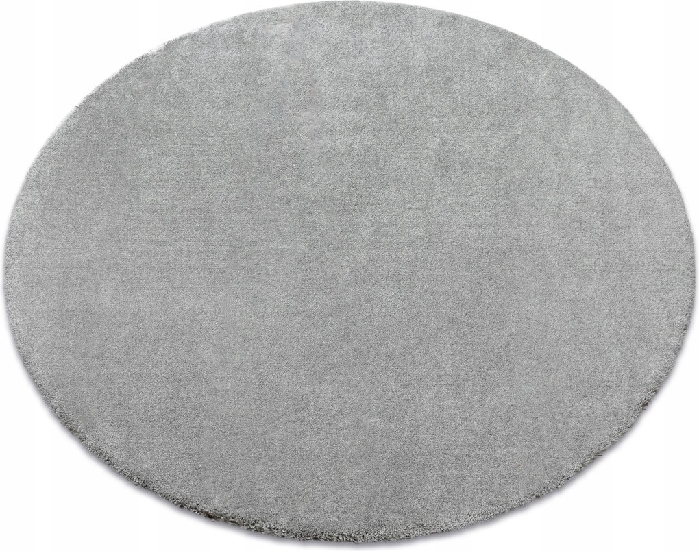 Puha Vastag Szőnyeg Sima Egyszínű kör 150 cm Star ezüst @88894