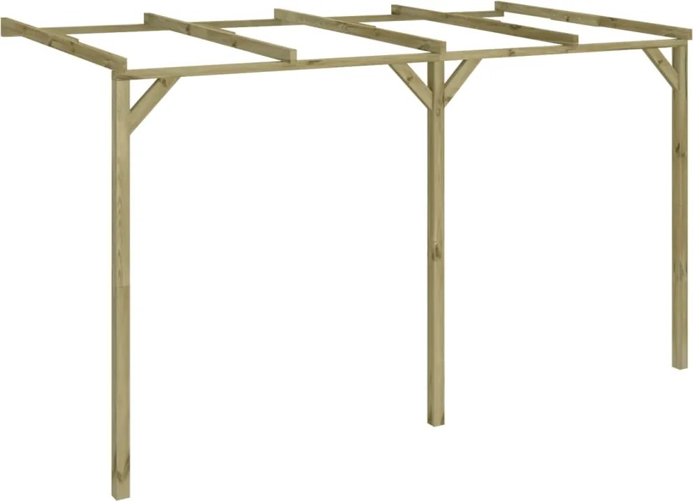 vidaXL fa fali pergola 2 x 4 x 2,2 m