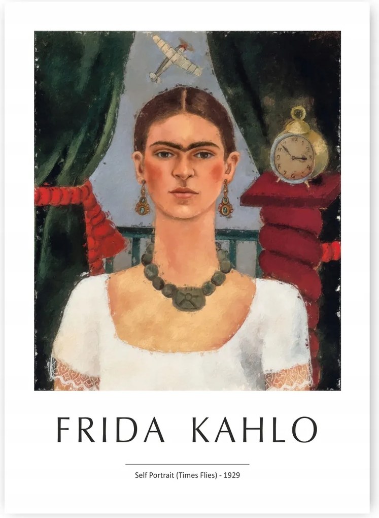 Frida Kahlo Önarckép poszter B2 50x70 Vászonkép #278