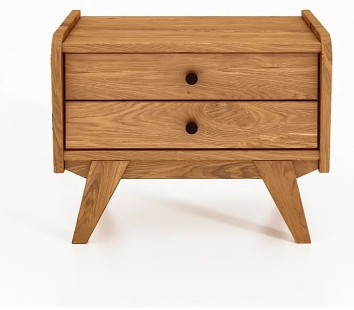 Tölgyfa éjjeliszekrény Retro 1 - The Beds