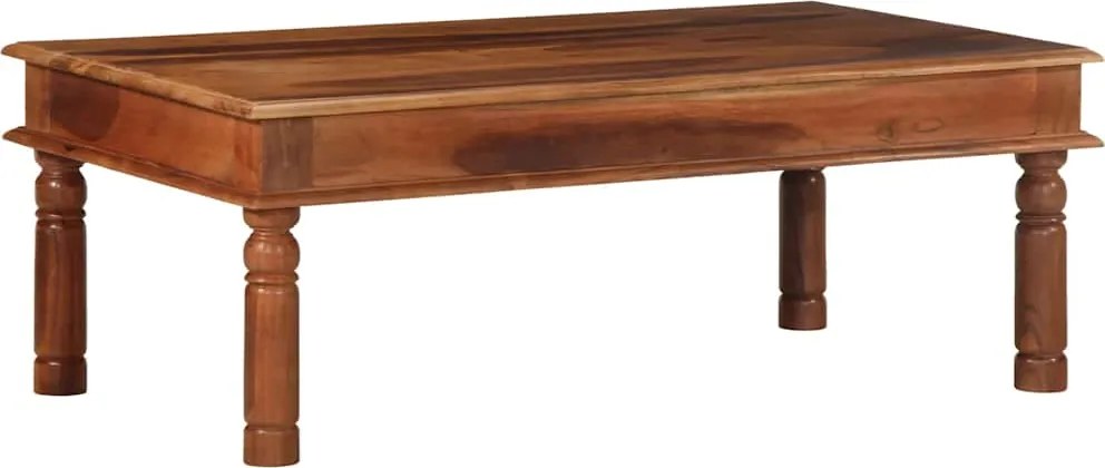 vidaXL dohányzóasztal 110x60x40 cm tömör fa akácfa