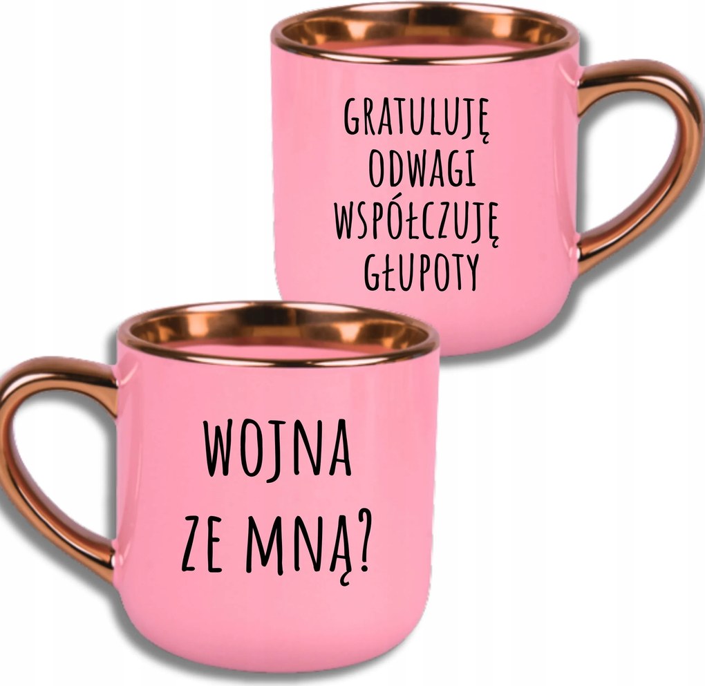 Bögre Rózsaszín Elegáns Nagy Vicces Ajándék Háború Velem