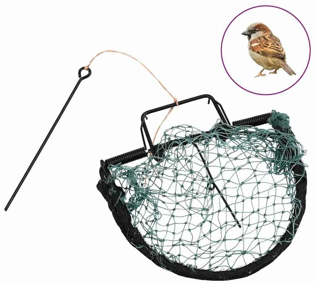 zöld acél madárcsapda 20 cm