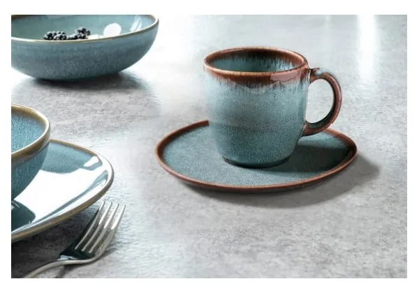 Like Lave türkiz-barna agyagkerámia csésze, 190 ml - Villeroy & Boch