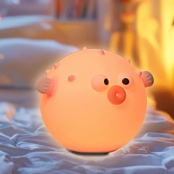 LED RGBW Dimmelhető gyermek érintős lámpa HELA LED/1W/5V USB 1200 mAh rózsaszín