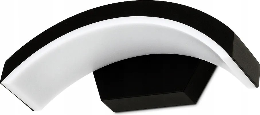 Kültéri Fali Lámpa Led Homlokzati Modern Fekete 9W IP54