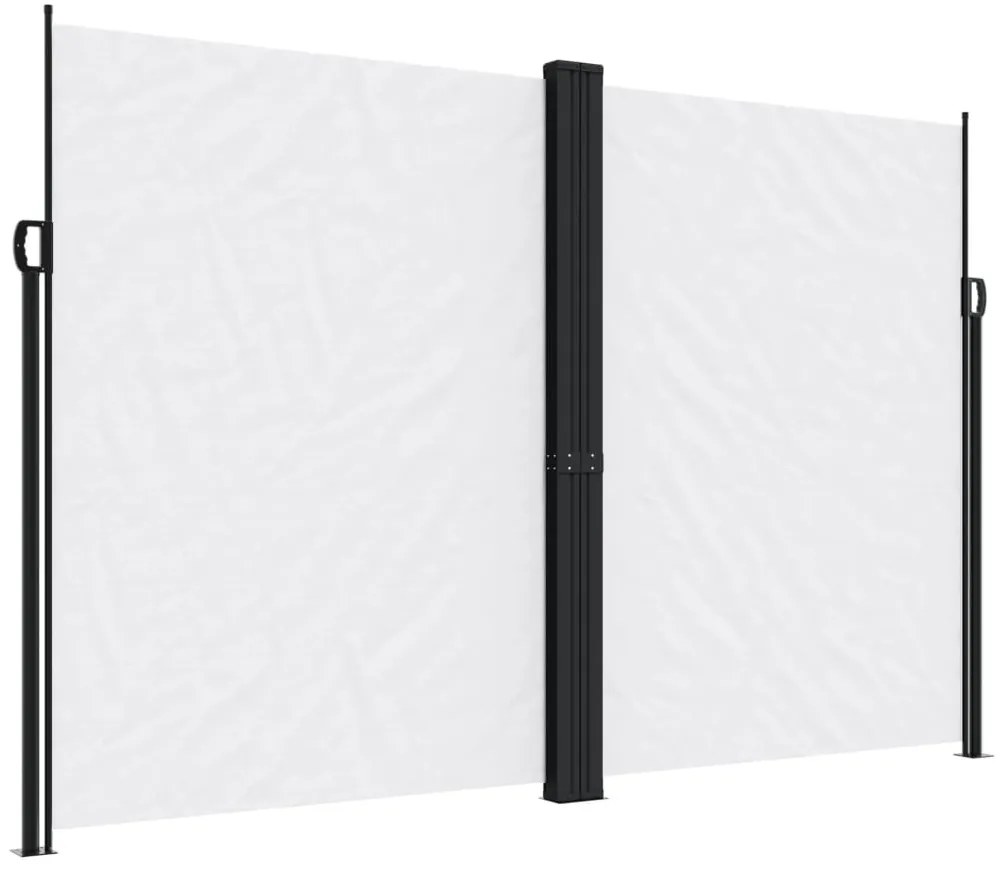 fehér behúzható oldalsó napellenző 220 x 1000 cm