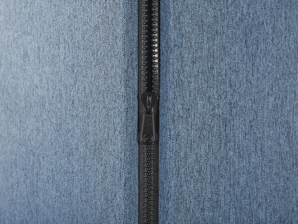 Kék paraván három panellel 184 x 184 cm STANDI Beliani
