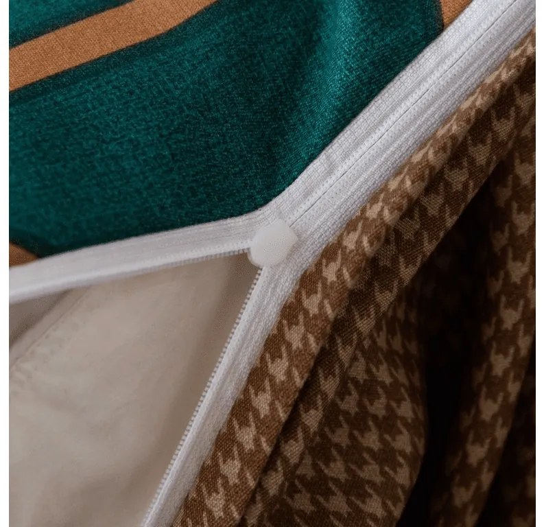 Mikroflanel ágyneműhuzat KERNAL zöld Ágyneműhuzat mérete: 70 x 80 cm | 140 x 200 cm