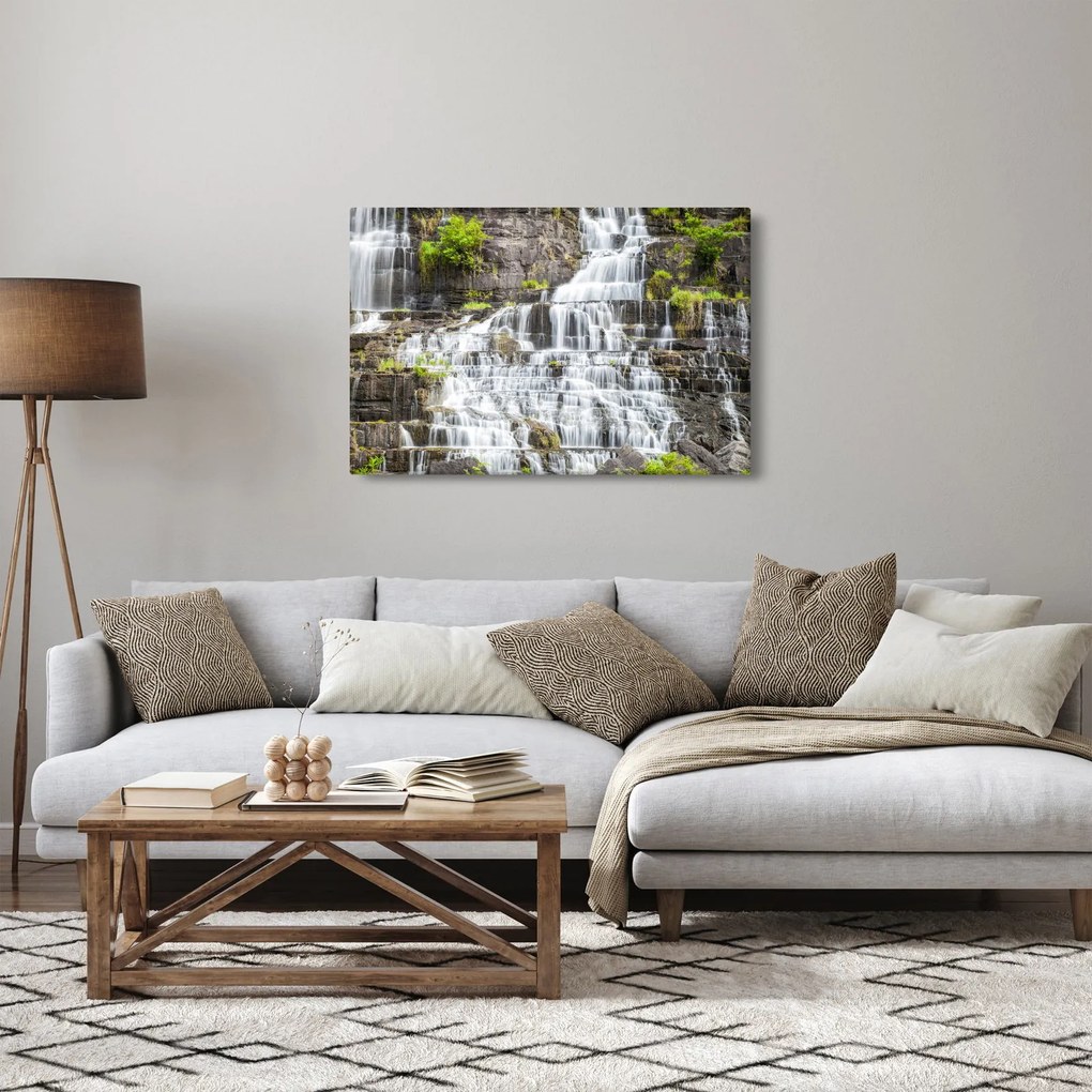 Kép - Vízesés (90x60 cm)