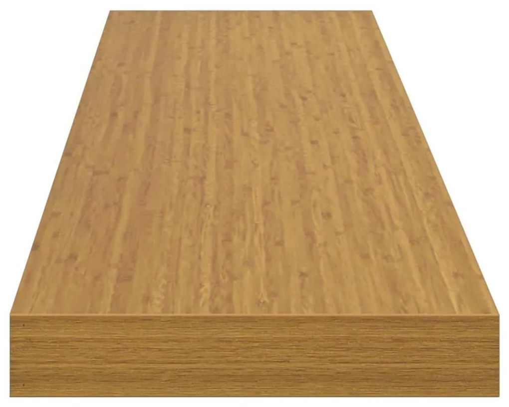 Falpolc Falra szerelhető 2 pcs Bézs 120 x 23,5 x 4 cm Faanyag