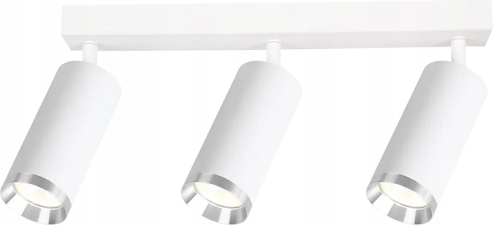 Mica Spot lámpatest fehér króm 3xGU10