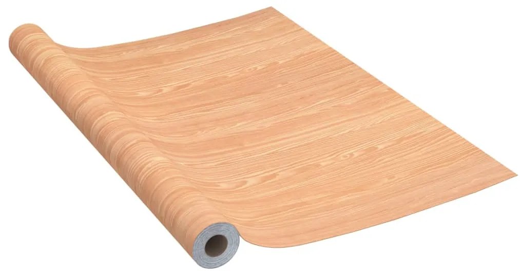 2 db juharszínű öntapadó PVC ajtófólia 210 x 90 cm