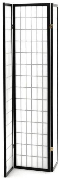Fekete Tömörfa Paraván. EF-E803 BK