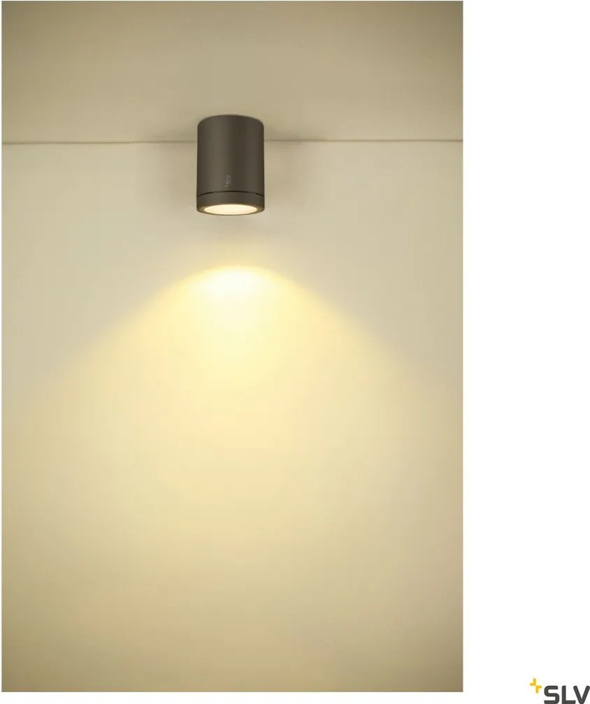 SLV 1003426 ENOLA ROUND Modern Kültéri Mennyezeti Lámpa Antracit, Átlátszó LED IP65