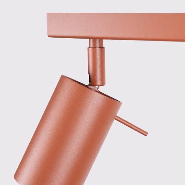 Sollux SL.1510 - Spotlámpa RING 4xGU10/10W/230V piros