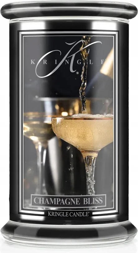 Champagne Bliss Kringle Candle nagy gyertya két kanóccal (624g)
