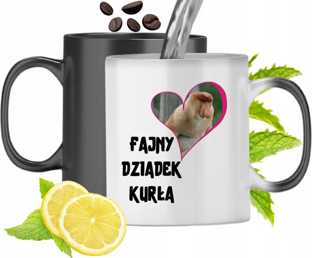 Mágikus Bögre Nagypapának Színváltós Nyomtatott Fényképpel