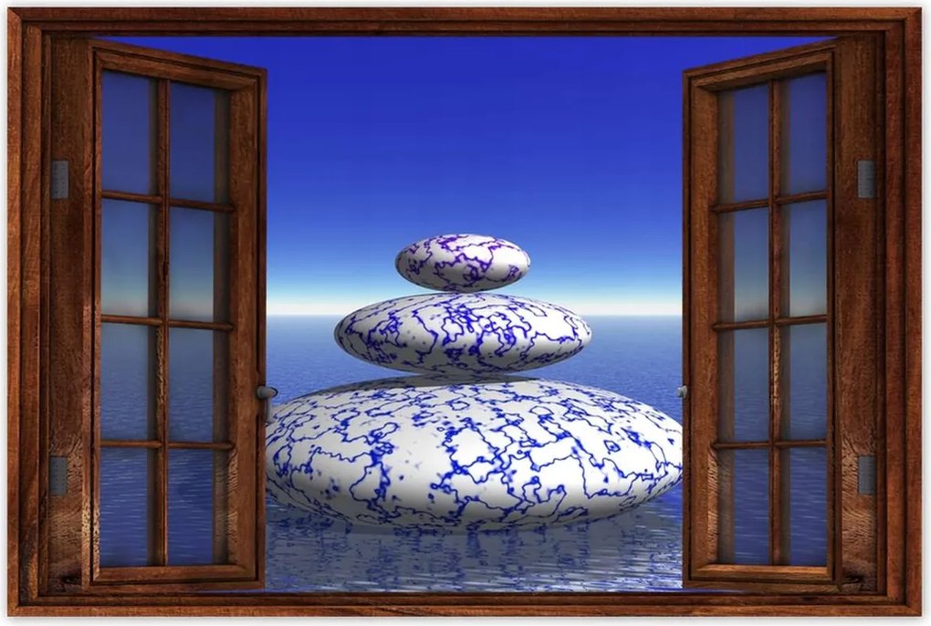 Poszterek 90x60 Zen kövek