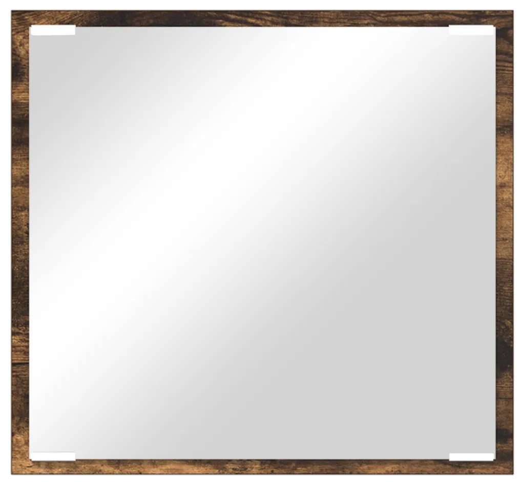LED fürdőszobai tükör füstölt tölgy 40x8.5x37 cm műszaki fa
