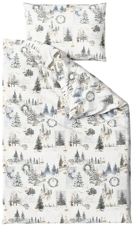 Pamut ágynemű WINTER WHISPER színes Ágyneműhuzat mérete: 70 x 90 cm | 140 x 200 cm