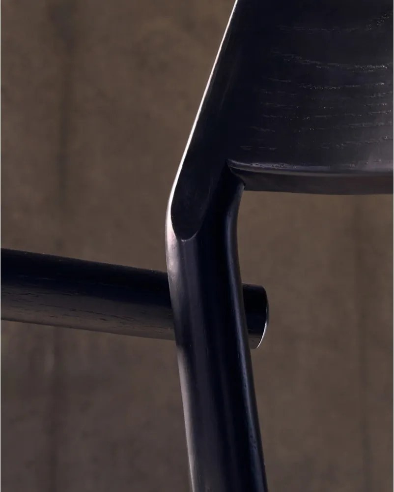 Fekete-bézs étkezőszék Falconera – Kave Home