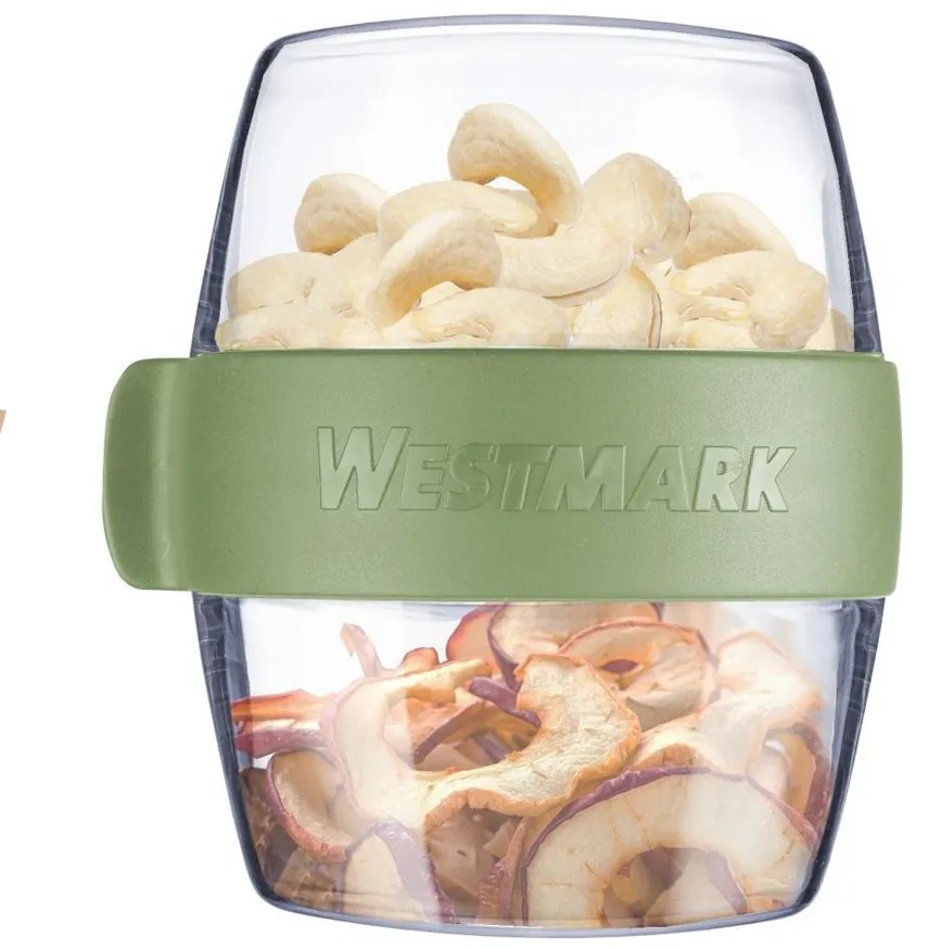 Westmark MAXI kétrészes uzsonnás doboz, 700 ml, menta zöld