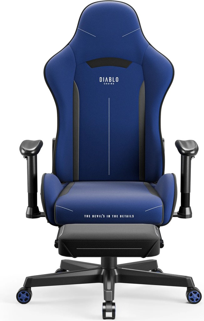 Gamer szék szövet Normal Size, sötétkék: Diablo X-Starter