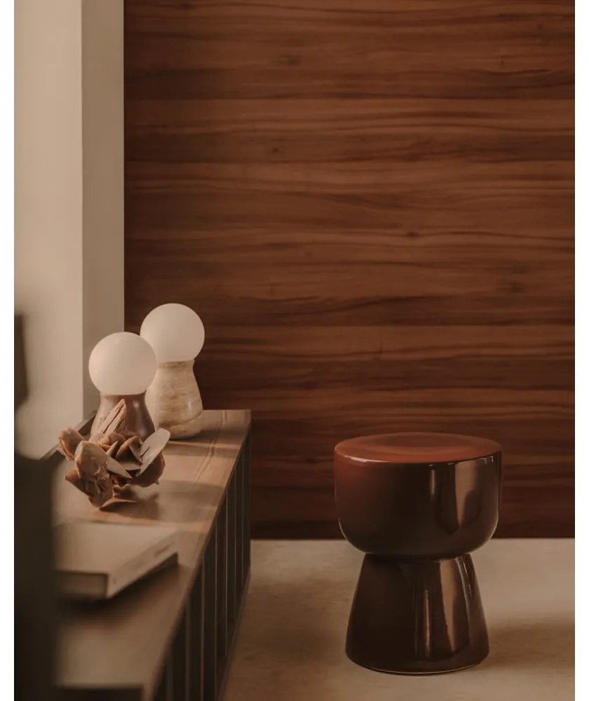 Bézs asztali lámpa (magasság 31,5 cm) Okeni – Kave Home