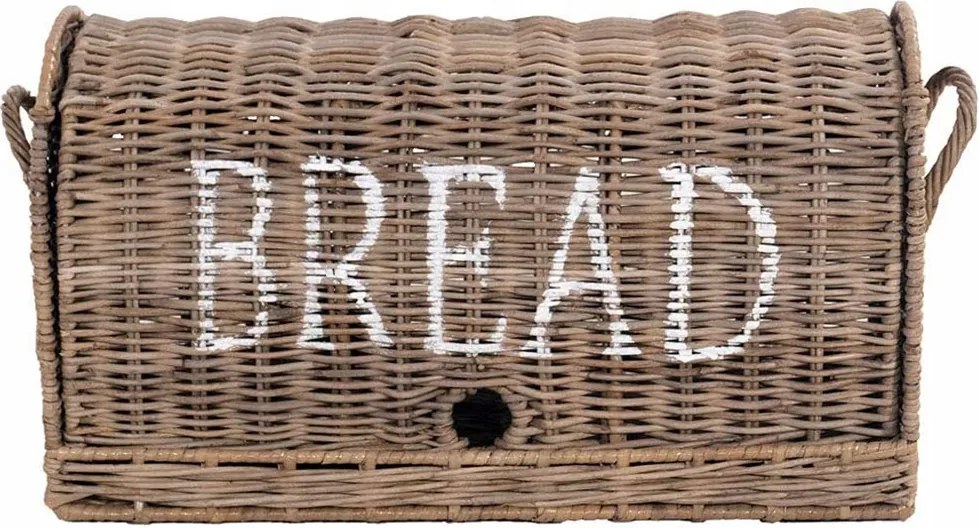 Rattan Kenyértartó Rustic Bread Box Hampton Kenyértartó Kosár Rattan