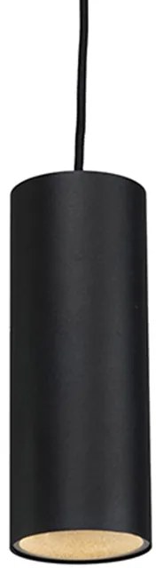 Design függőlámpa fekete GU10 50mm - Tubo