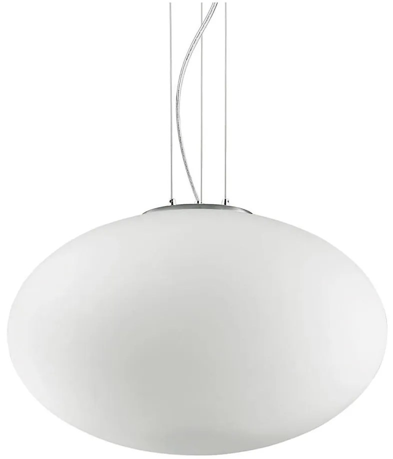 Ideal Lux - Csillár zsinóron CANDY 1xE27/42W/230V átm. 40 cm fehér