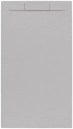 Zuhanytálca négyszögletes SAT Fusion 140x80 cm öntött márvány gris perla SATFU14080GRP