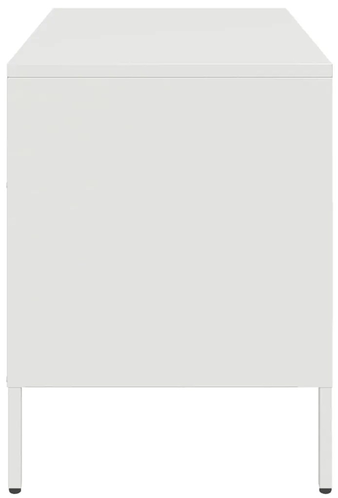fehér acél TV-szekrény 68 x 39 x 50,5 cm