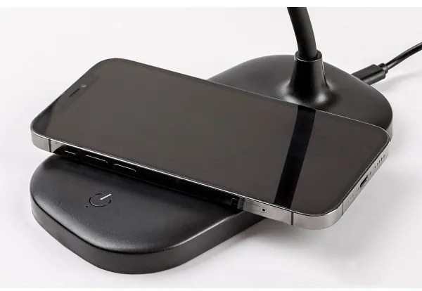 Rabalux 74013 - HARDIN LED érintős asztali lámpa, 5W, 5V, fekete