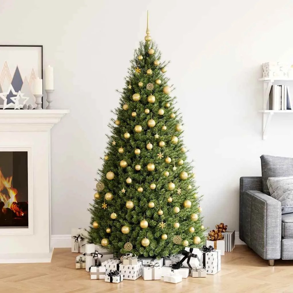 111 részes aranyszínű polisztirol karácsonyi gömb szett