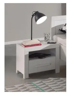 Erik fehér gyerek éjjeliszekrény - Vipack