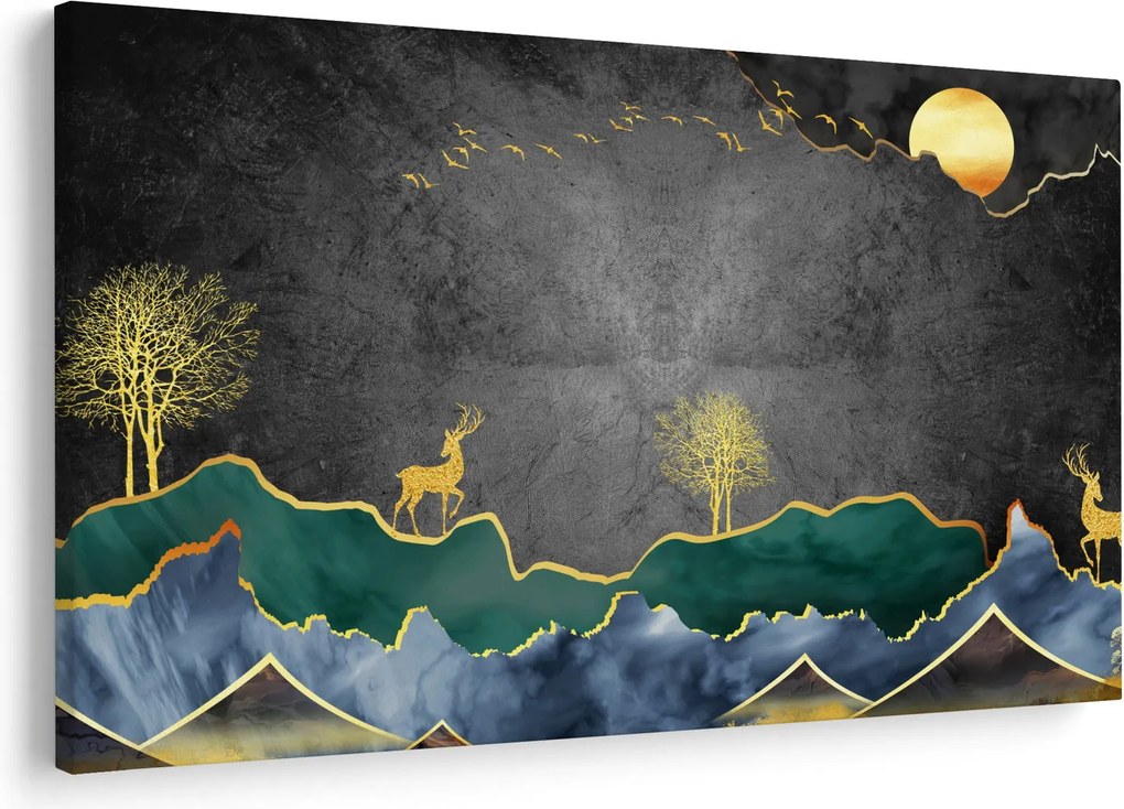 Kép - Hegyi táj (90x60 cm)