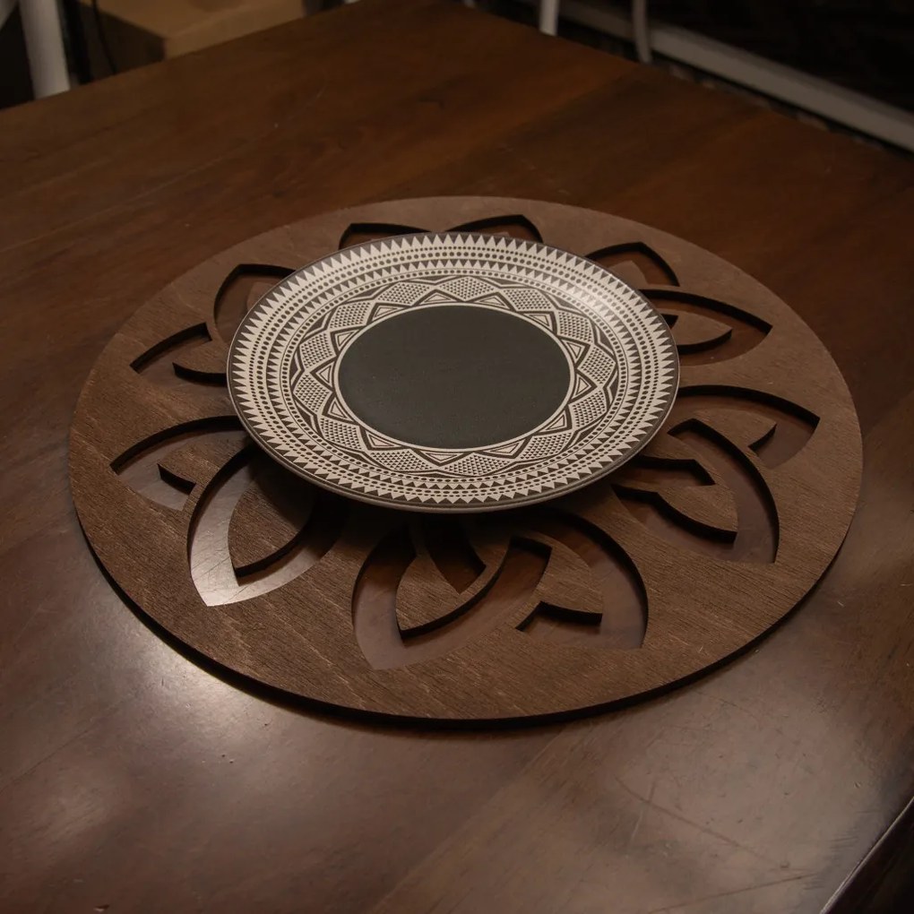 Lugh tálca, wenge, 36×36 cm – TR790PYN1159
