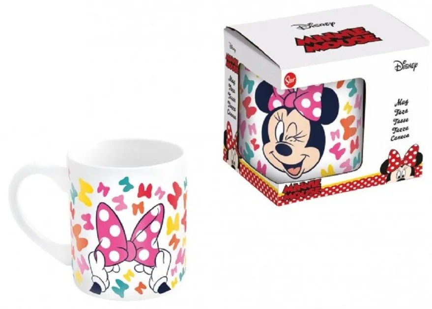 Disney Minnie Bows porcelán bögre 235 ml (8 oz) Díszdobozban