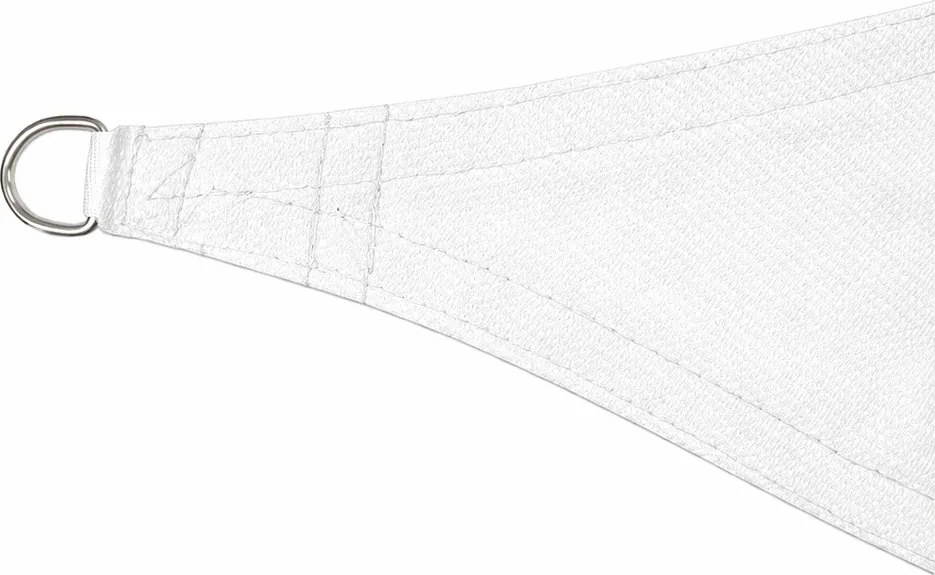 Napvitorla - árnyékoló teraszra, négyszög alakú 2x4 m Fehér színben - HDPE anyagból