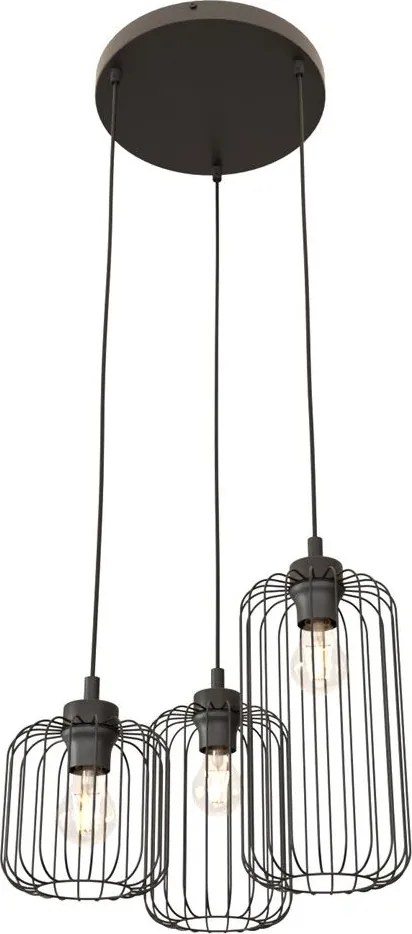 Emibig modern függeszték vander fekete emi1365/3prem