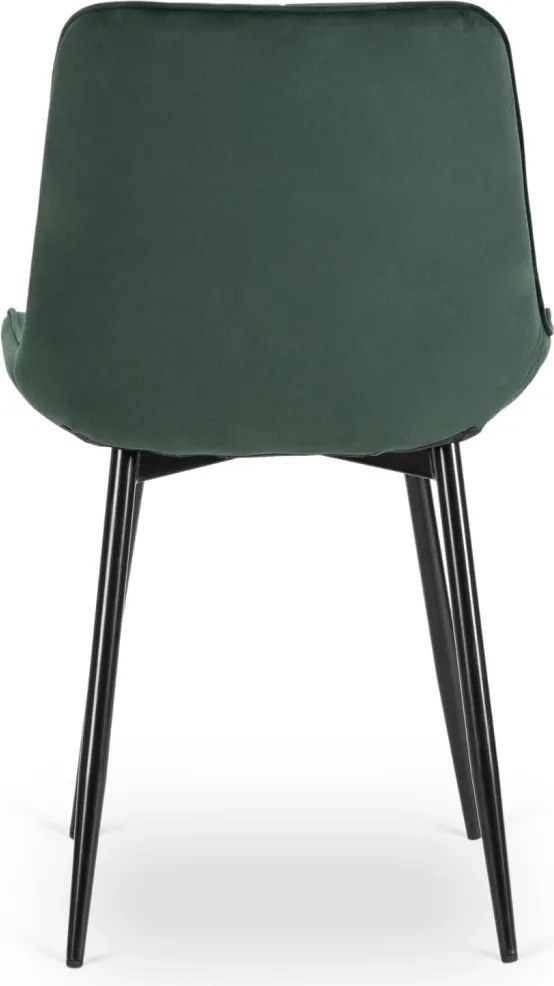 CHRIS szék zöld bársony