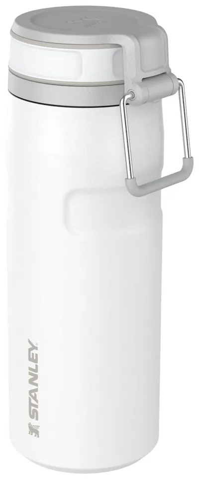 Fehér rozsdamentes acél termosz 470 ml IceFlow™ Bottle Twist Flip Frost – Stanley